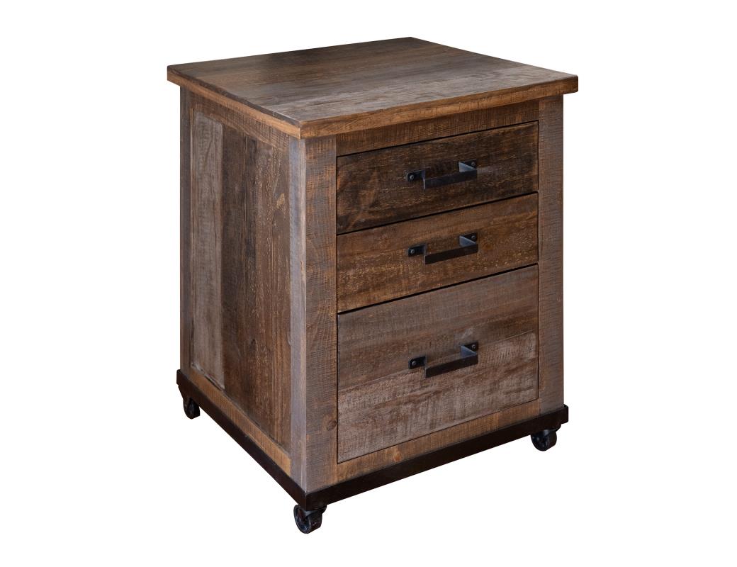 Loft Brown File Cabinet