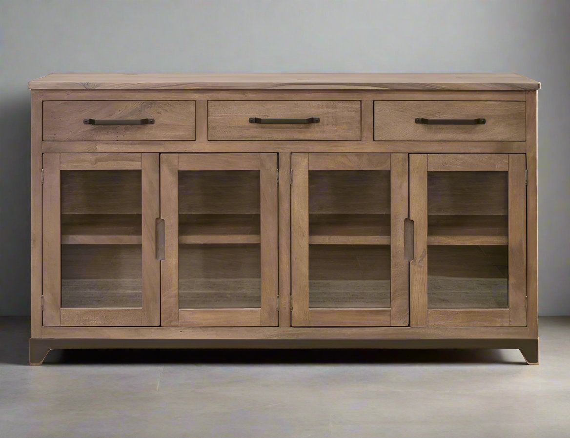 HLHF Natural Parota Console Living, Occasional, Sideboards & Buffets Furniture Store Burlington Ontario Near Me 