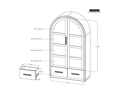 HLHF Balam Cabinet Home, Living, New Arrivals, Occasional, Office Furniture Store Burlington Ontario Near Me 