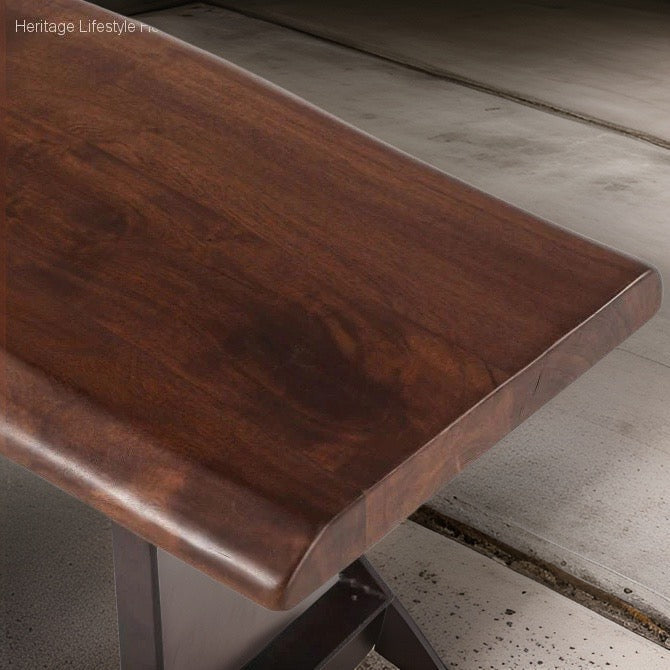 HLHF London Loft Dining Table + Bench Dining Furniture Store Burlington Ontario Near Me 