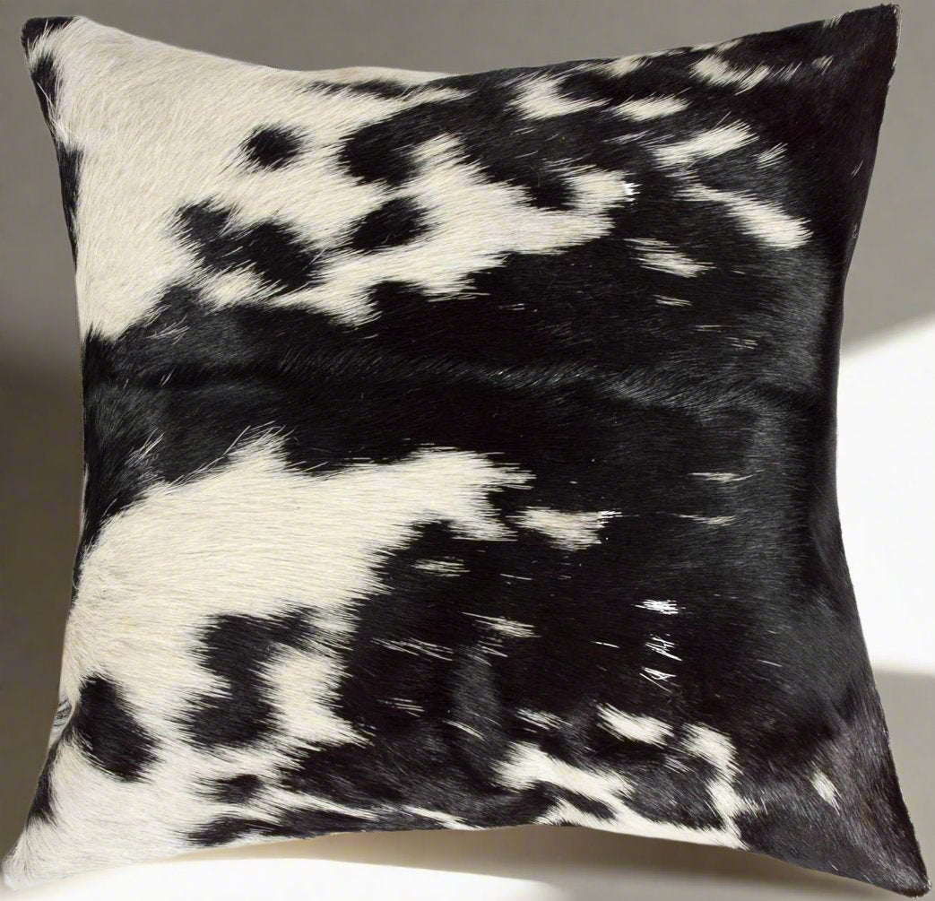 Cowhide Pillow X Grey Home