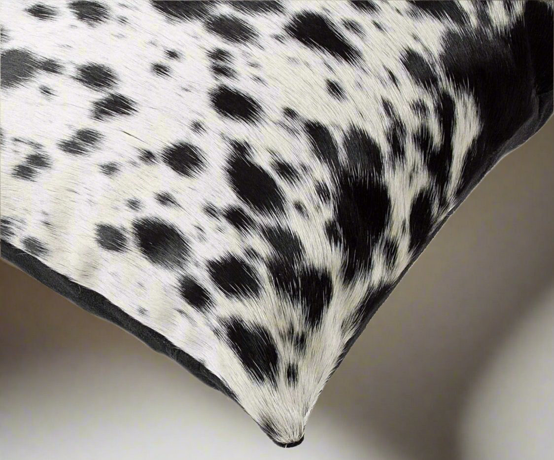 Cowhide Pillow X Grey Home