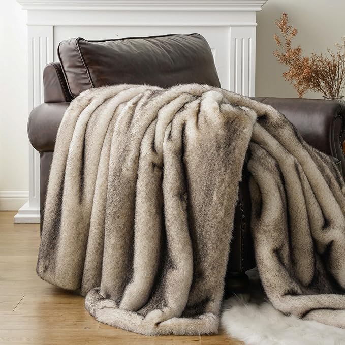 Kace Faux Fur Throw