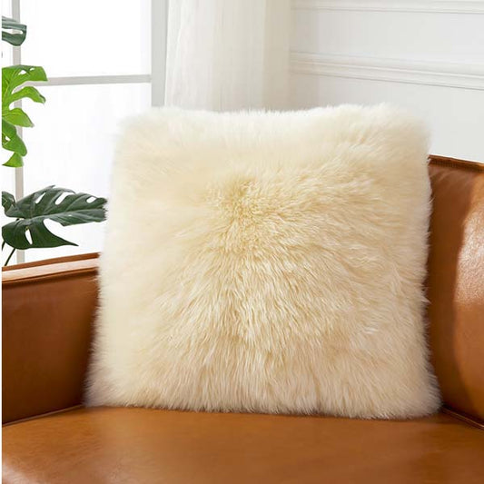 Sheepskin Pillow X Grey Home