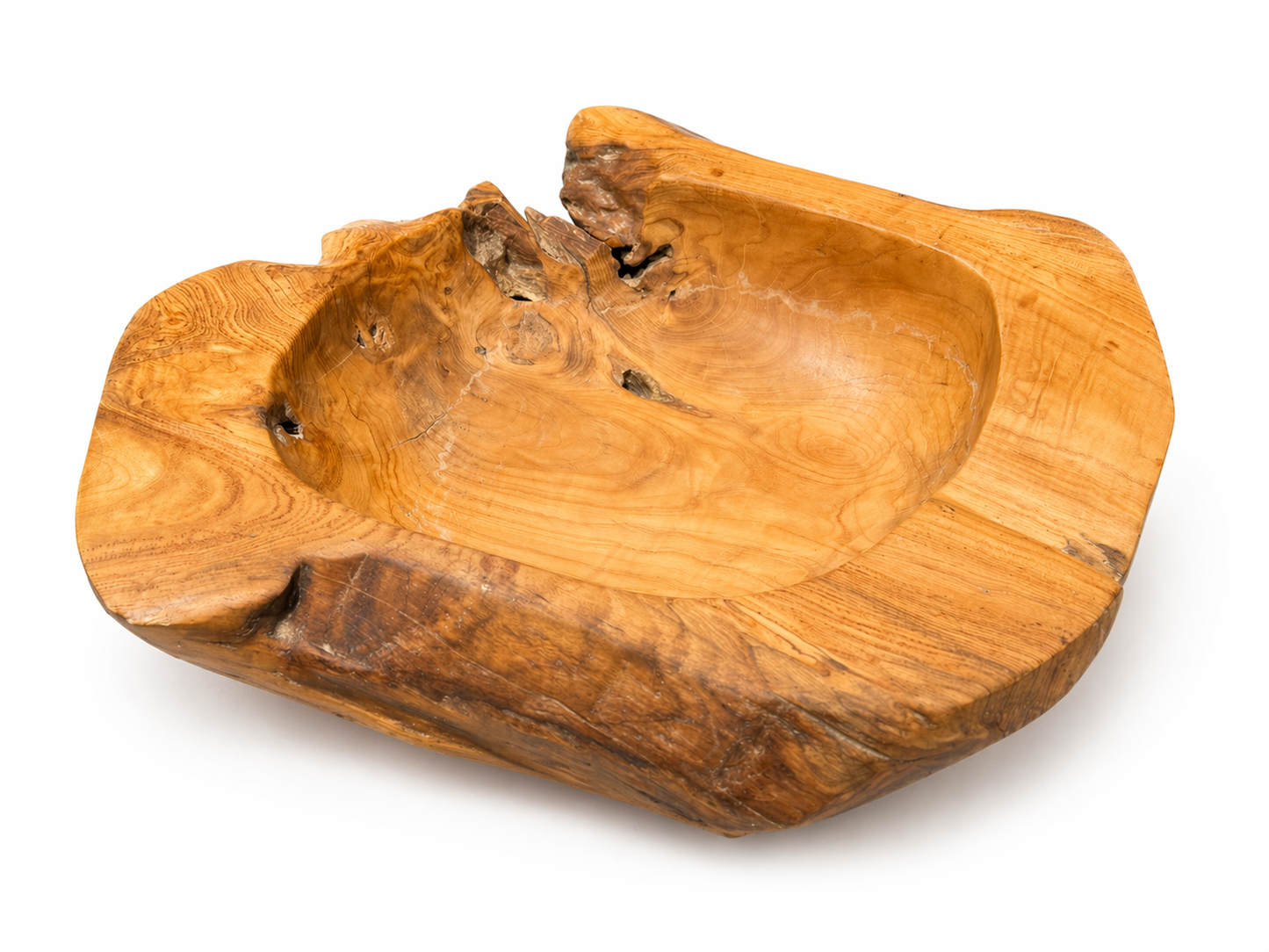 HLHF Teak Wood Bowl Accessories Furniture Store Burlington Ontario Near Me 