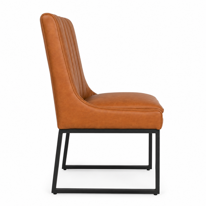 Maelle Butternut Coated Fabric Dining Chair