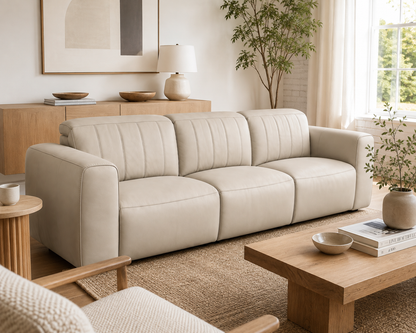 HLHF Istanbul Beige Electric Motion 3 Piece Sofa Living, New Arrivals Furniture Store Burlington Ontario Near Me 