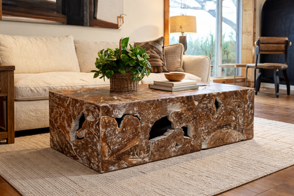 Washed White Flow Coffee Table x Grey Home (Copy)