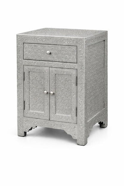HLHF Embossed Metal Table Occasional Furniture Store Burlington Ontario Near Me 