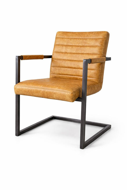 HLHF Addison Leather Arm Chair Accent Chairs, Dining Furniture Store Burlington Ontario Near Me 