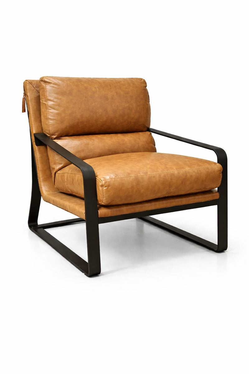 HLHF 1102 Draft Leather Accent Chair Accent Chairs, Living Furniture Store Burlington Ontario Near Me 
