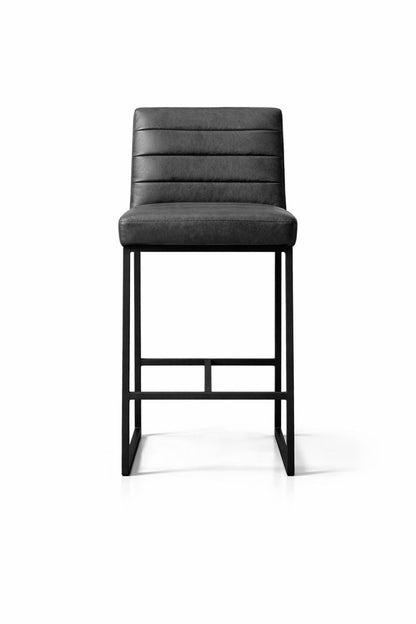 HLHF Coated Fabric Bar Stool - Charcoal New Arrivals, Stools & Bars Furniture Store Burlington Ontario Near Me 
