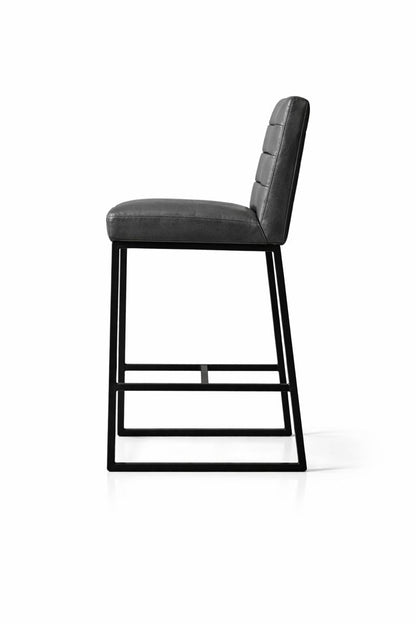 HLHF Coated Fabric Bar Stool - Charcoal New Arrivals, Stools & Bars Furniture Store Burlington Ontario Near Me 