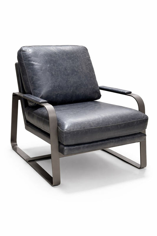 HLHF Tinny Leather Accent Chair - FLOOR MODEL Accent Chairs, Living, Sale Furniture Store Burlington Ontario Near Me 
