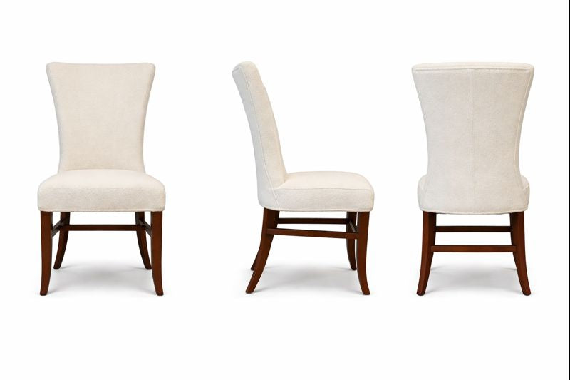 HLHF Winged Boucle Fabric Dining Chair Dining, New Arrivals Furniture Store Burlington Ontario Near Me 