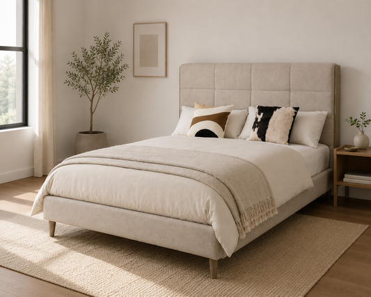 536 Upholstered Queen Bed