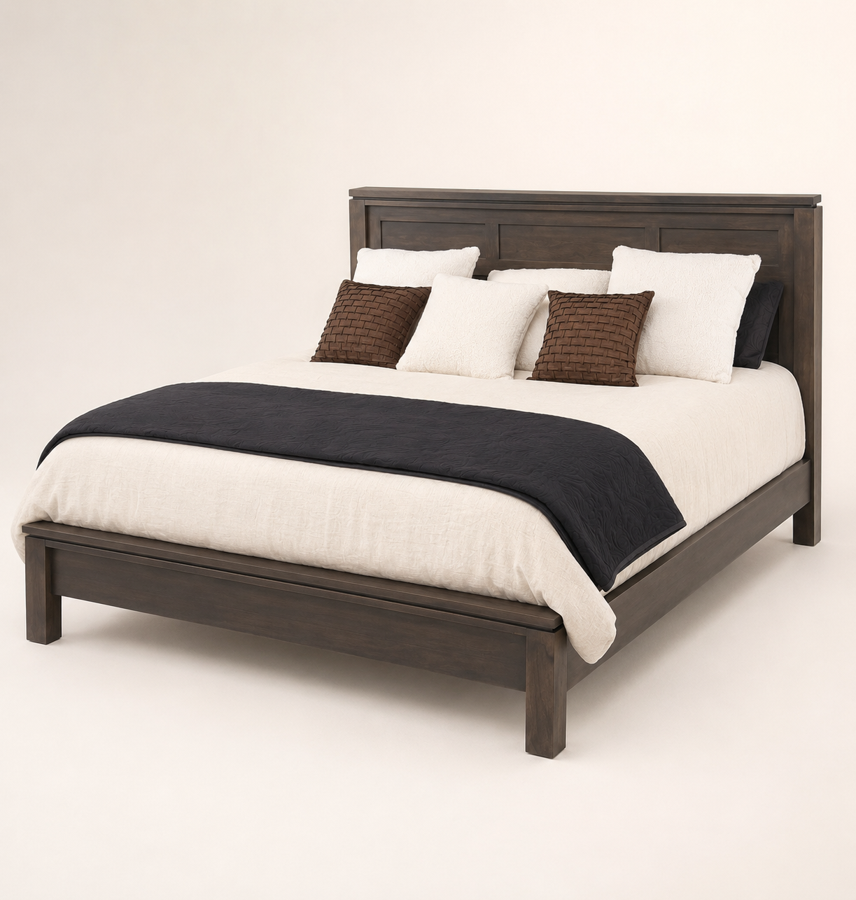 HLHF Solid Cherry Bed Bedroom, Sale Furniture Store Burlington Ontario Near Me 