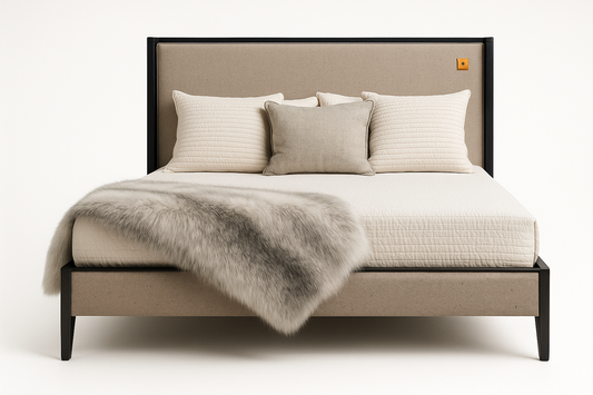 528Q Upholstered Queen Bed