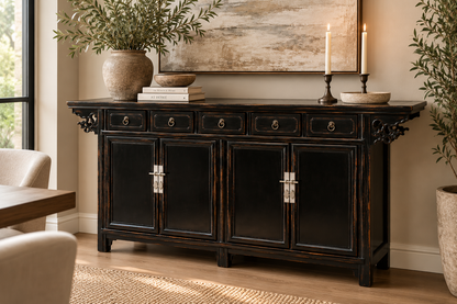 Vintage Oriental Sideboard