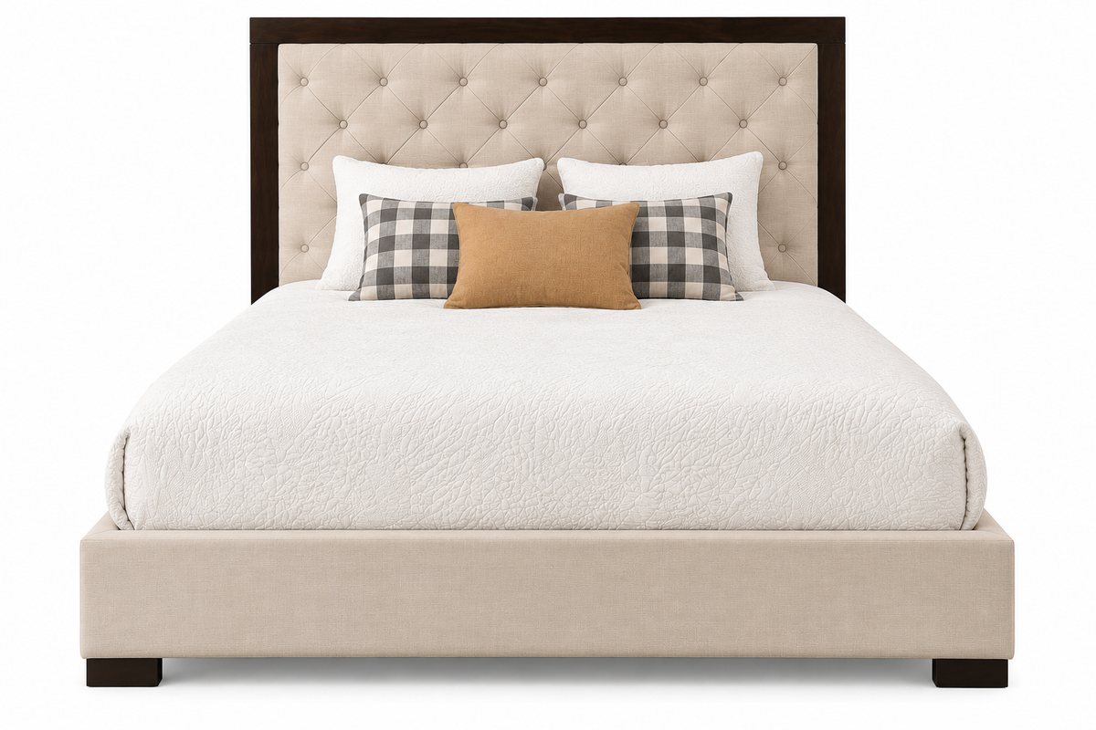 Tufted Upholstered Queen Bed