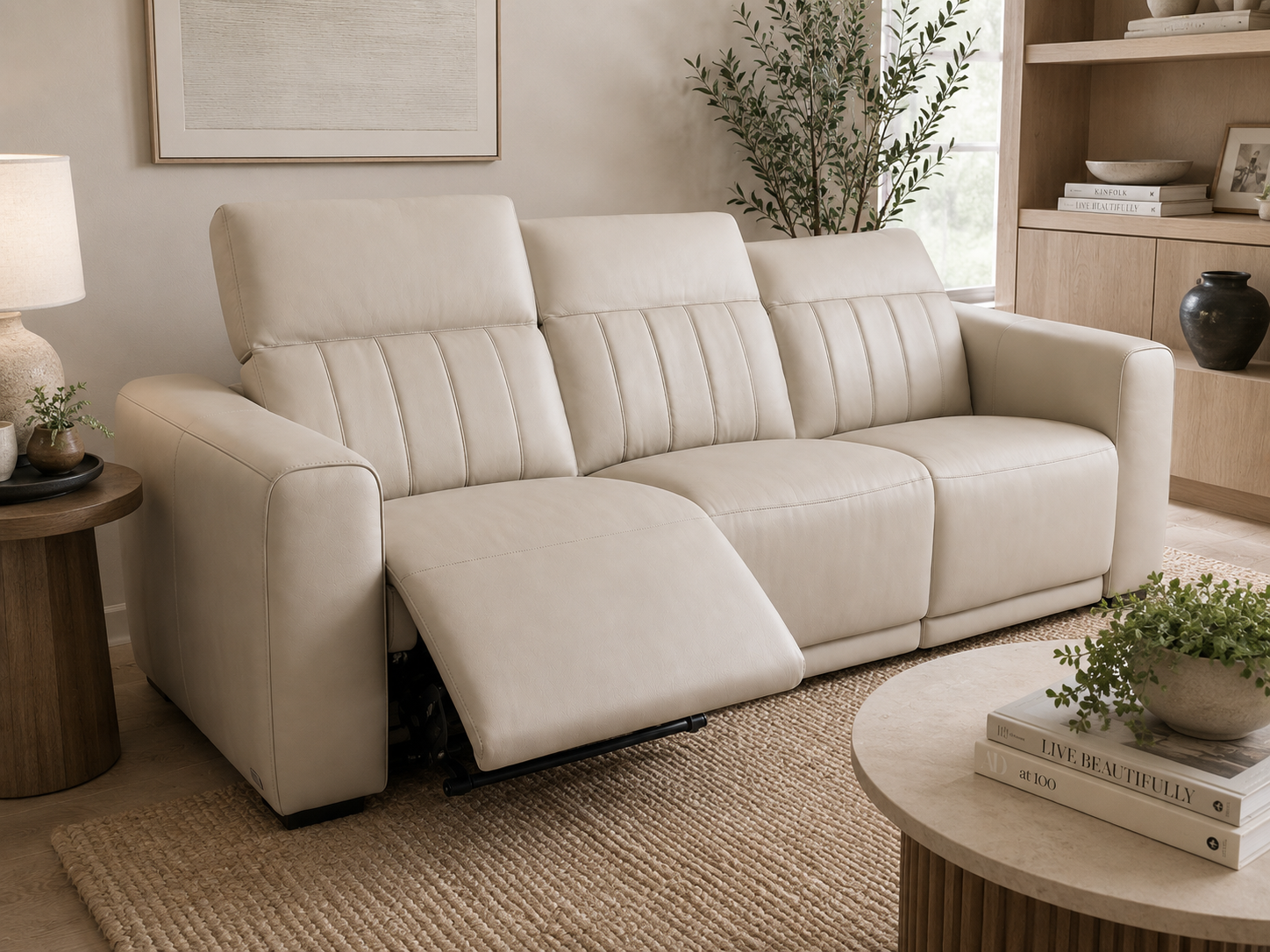 HLHF Istanbul Beige Electric Motion 3 Piece Sofa Living, New Arrivals Furniture Store Burlington Ontario Near Me 