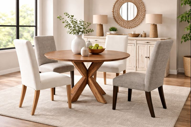 HLHF Tallin Round Dining Table Dining Furniture Store Burlington Ontario Near Me 