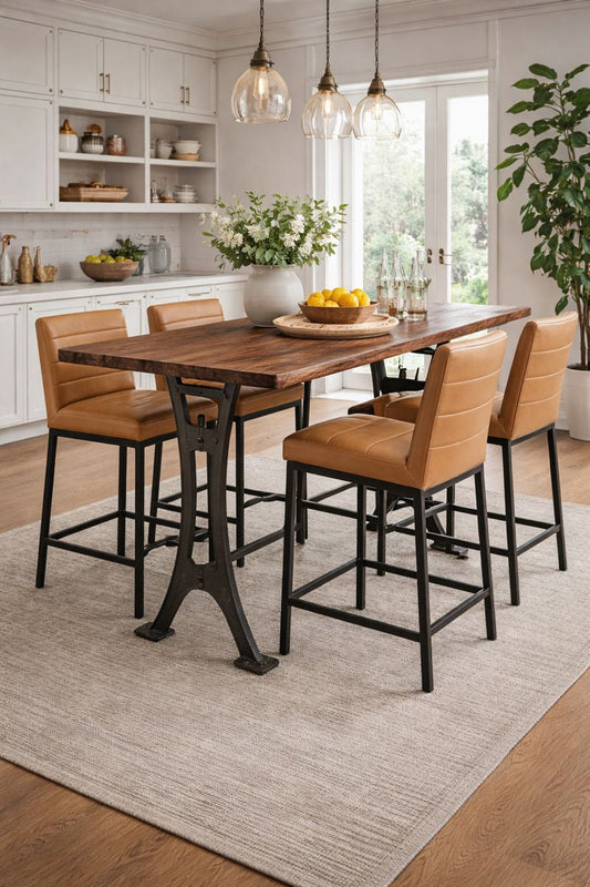 HLHF Organic Forge Gathering Table Dining Furniture Store Burlington Ontario Near Me 