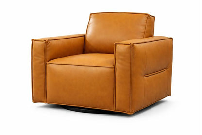 HLHF Oslo Antelope Leather Swivel Chair Accent Chairs, Living, New Arrivals Furniture Store Burlington Ontario Near Me 