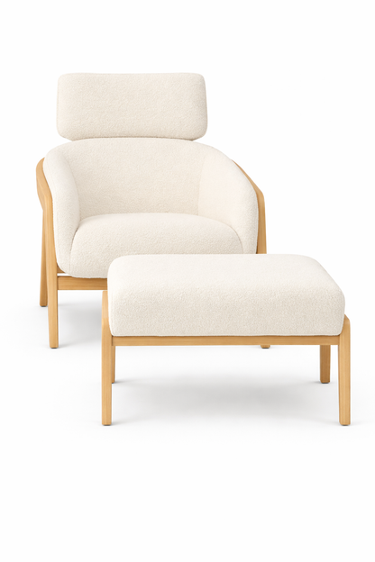 HLHF Bend Fabric Accent Chair & Ottoman Accent Chairs, Living, New Arrivals Furniture Store Burlington Ontario Near Me 