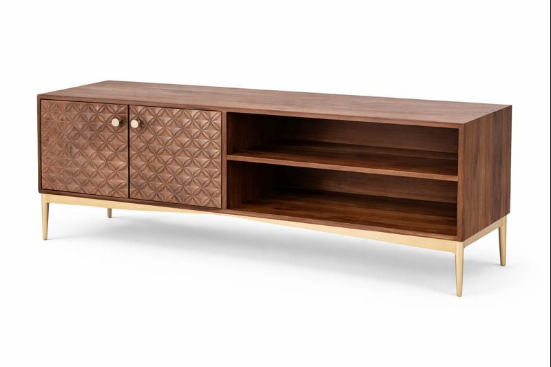 HLHF Carved TV Stand Living, Occasional Furniture Store Burlington Ontario Near Me 