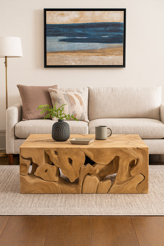 Bleached Flow Coffee Table x Grey Home