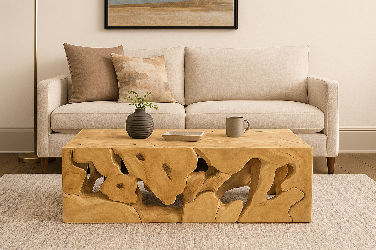 Bleached Flow Coffee Table x Grey Home