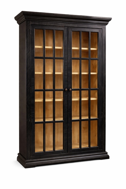 HLHF Baker Large Rustic Bookcase - Antique Black New Arrivals, Occasional, Office Furniture Store Burlington Ontario Near Me 
