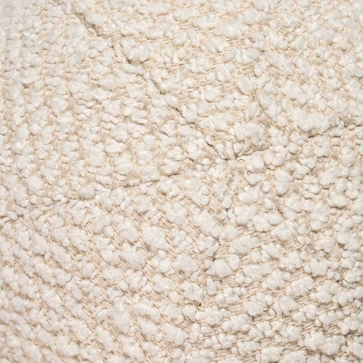 Cream Ball Cushion x Grey Home