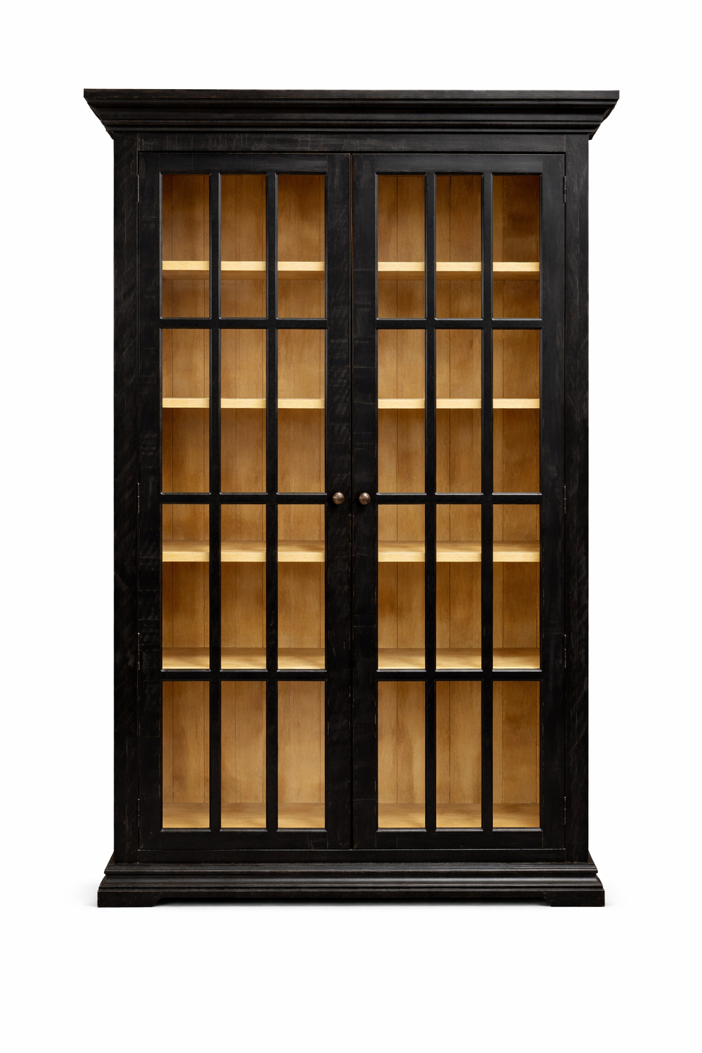 HLHF Baker Large Rustic Bookcase - Antique Black New Arrivals, Occasional, Office Furniture Store Burlington Ontario Near Me 
