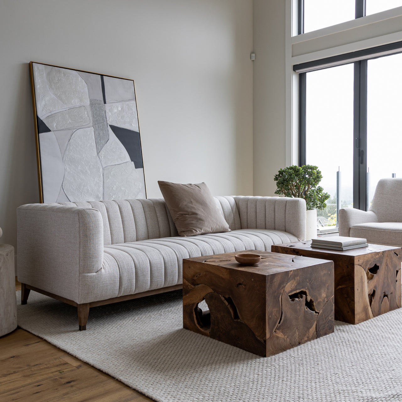 Square Flow Coffee Table x Grey Home