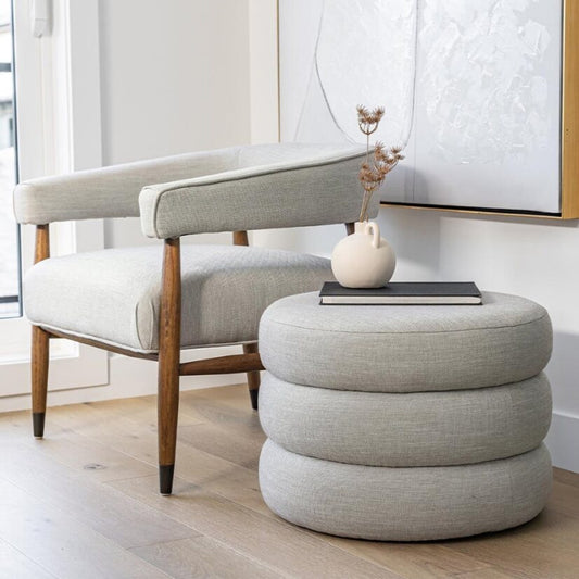 Fillo Ottoman X Grey Home