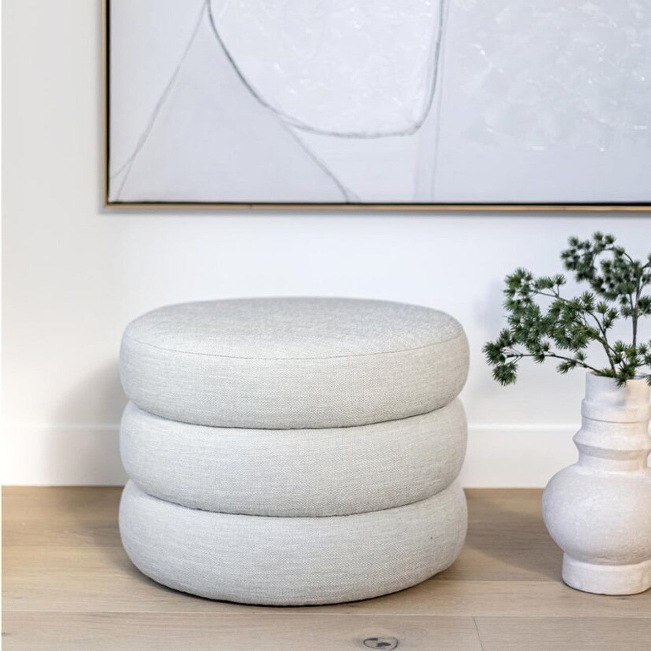 Fillo Ottoman X Grey Home