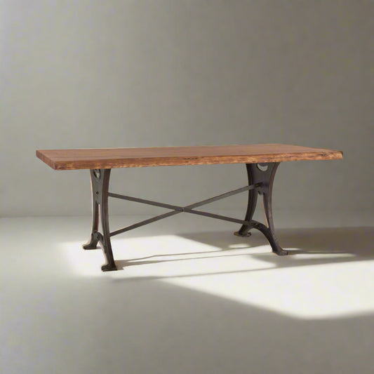 Organic Forge Dining Table + Bench