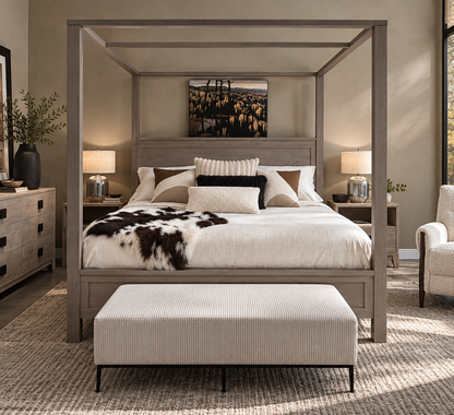 HLHF Front Street King Canopy Bed Bedroom Furniture Store Burlington Ontario Near Me 