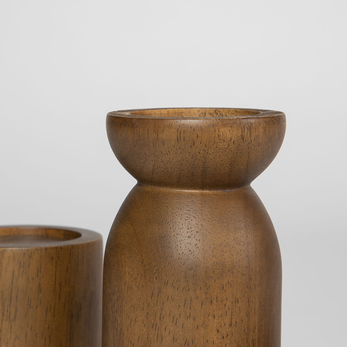 Fawn Pillar Candle Set - Chestnut x Grey Home