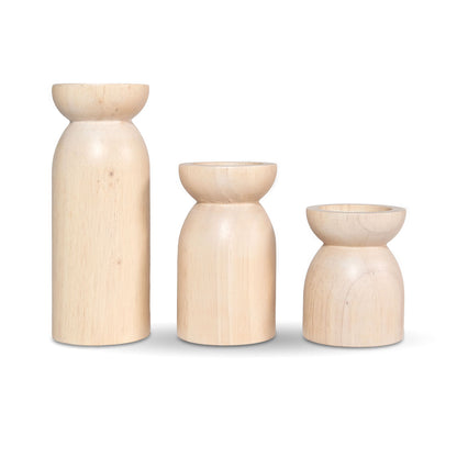 Fawn Pillar Candle Set - Fawn x Grey Home