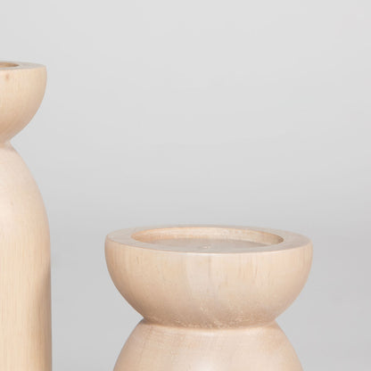 Fawn Pillar Candle Set - Fawn x Grey Home