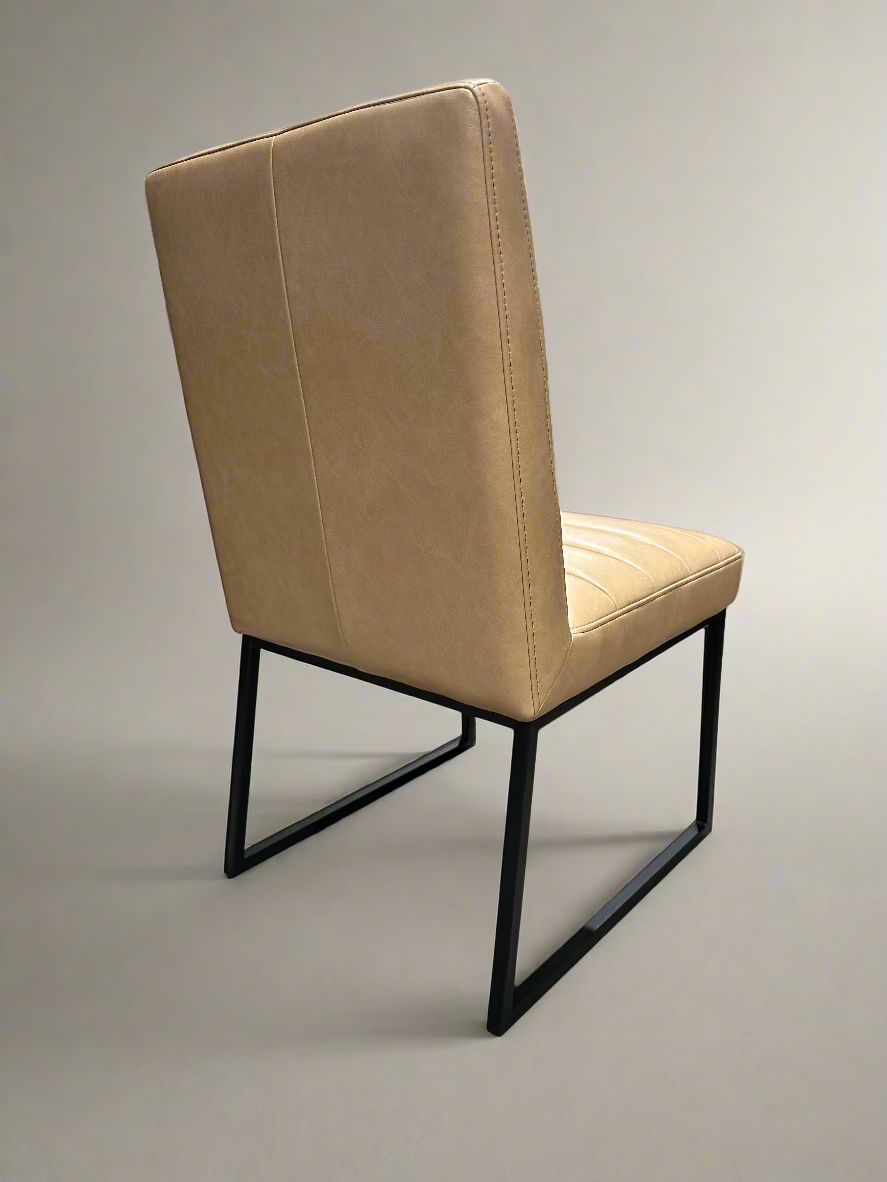 Klyde 375 Coated Fabric Dining Chair - Tan