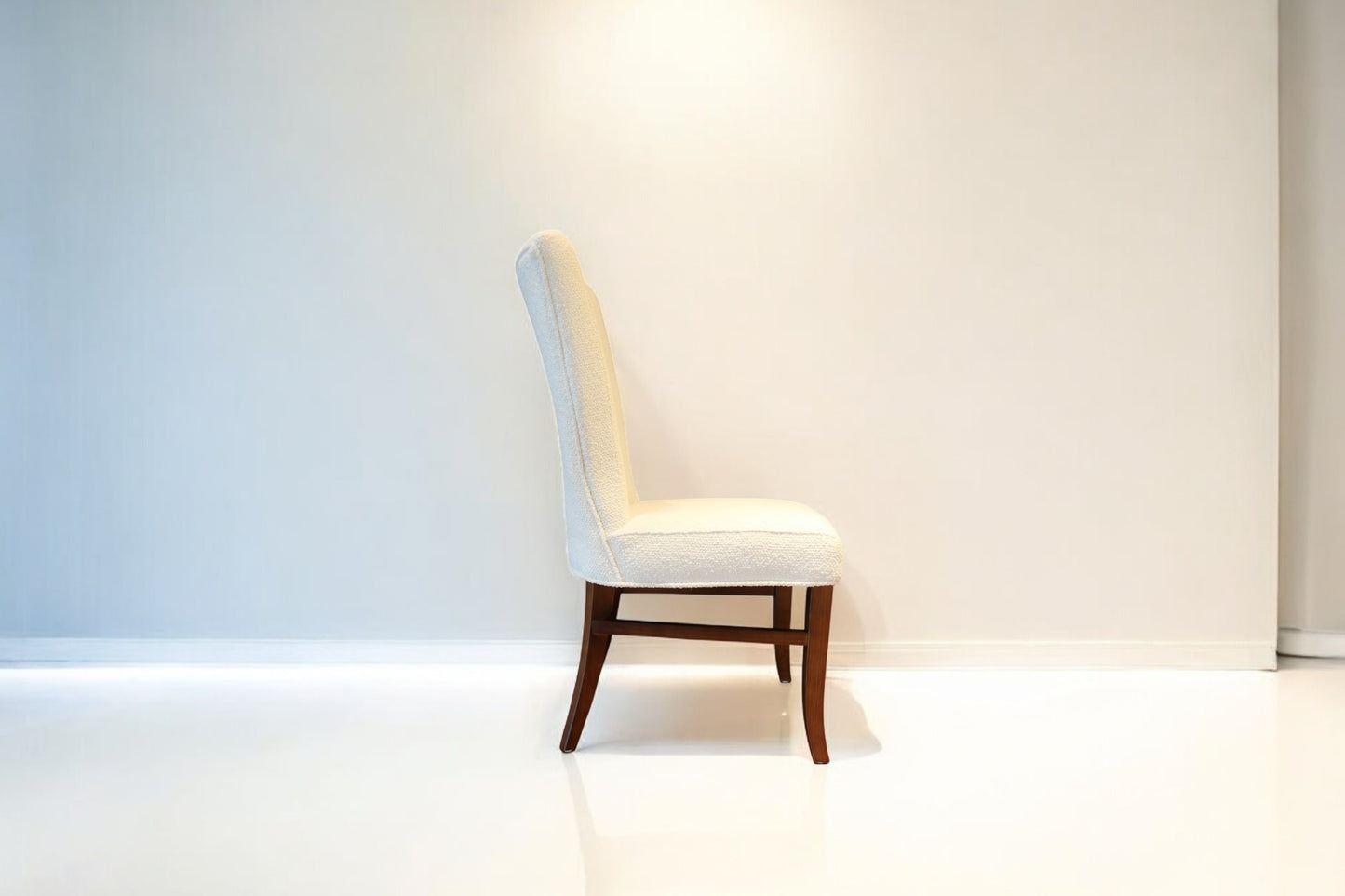 555 Fabric Dining Chair - Off-White