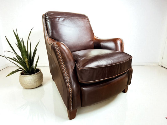 Sandcherry Leather Chair