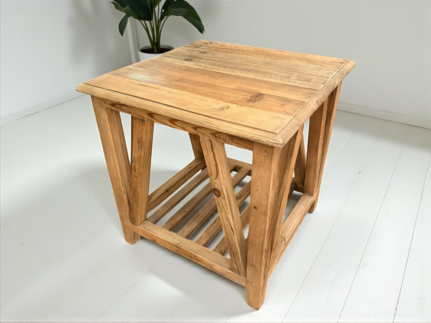 Bleached Pine Side Table