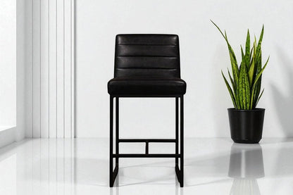 HLHF Y1511 Klyde 511 Coated Fabric Stool - Ebony Stools & Bars Furniture Store Burlington Ontario Near Me 