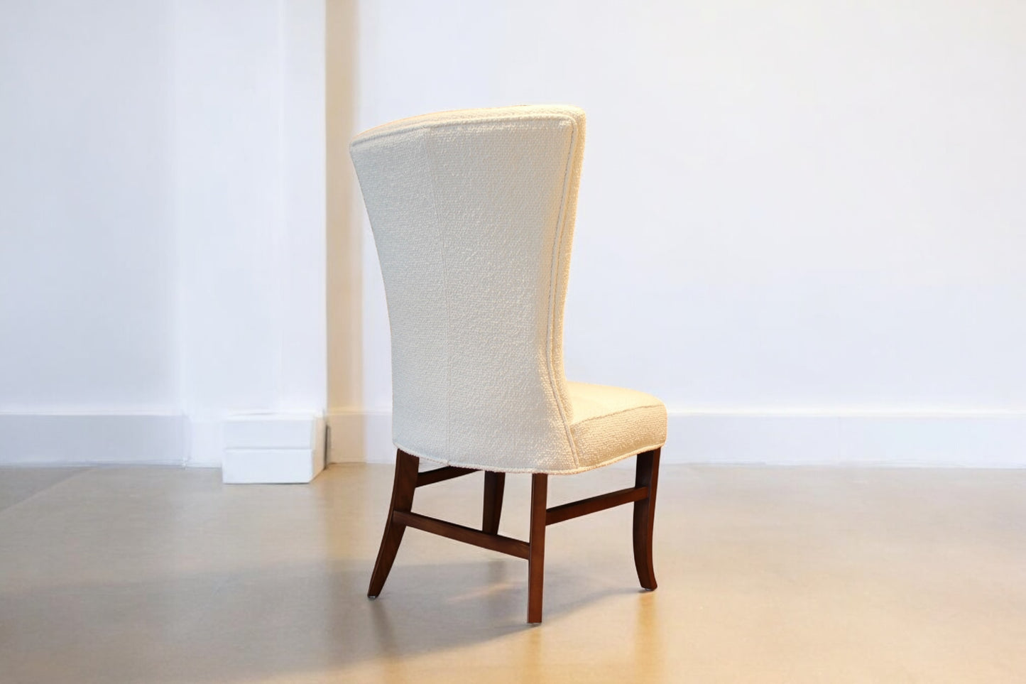 555 Fabric Dining Chair - Off-White