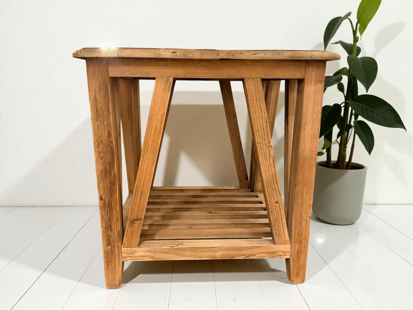 Bleached Pine Side Table